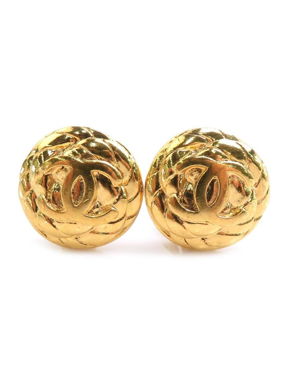 Chanel Clip-On Earrings Gold- #347268C61B